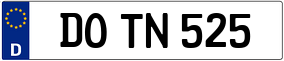 Truck License Plate